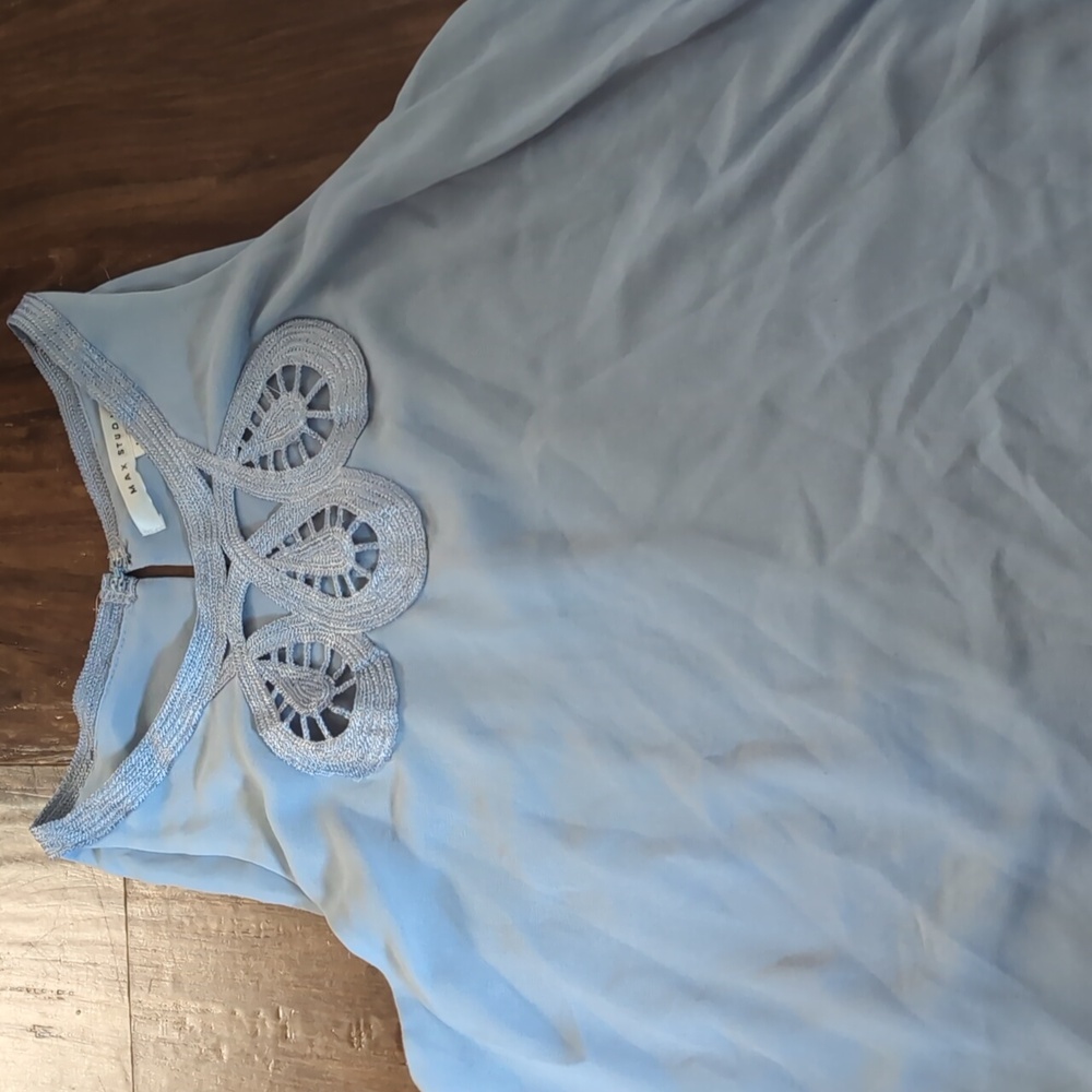 Max Studio/ Size Medium/ Light Blue - image 2